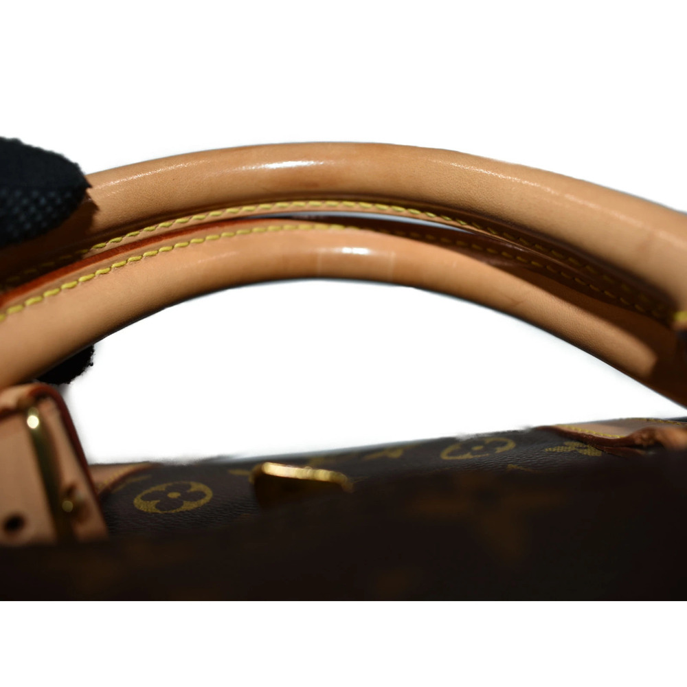 LOUIS VUITTON Keepall Monogram Brown Canvas Boston Bag Travel - Picture 8 of 9